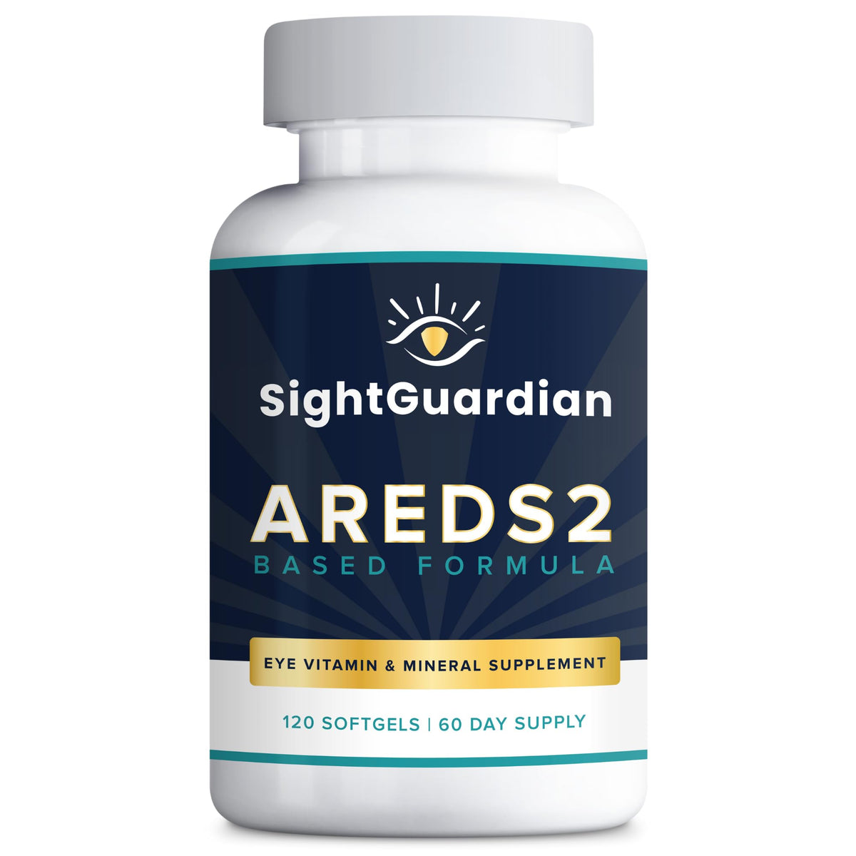 Sight Guardian frente del envase mostrando fórmula AREDS2 y beneficios