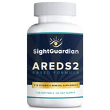 Sight Guardian frente del envase mostrando fórmula AREDS2 y beneficios