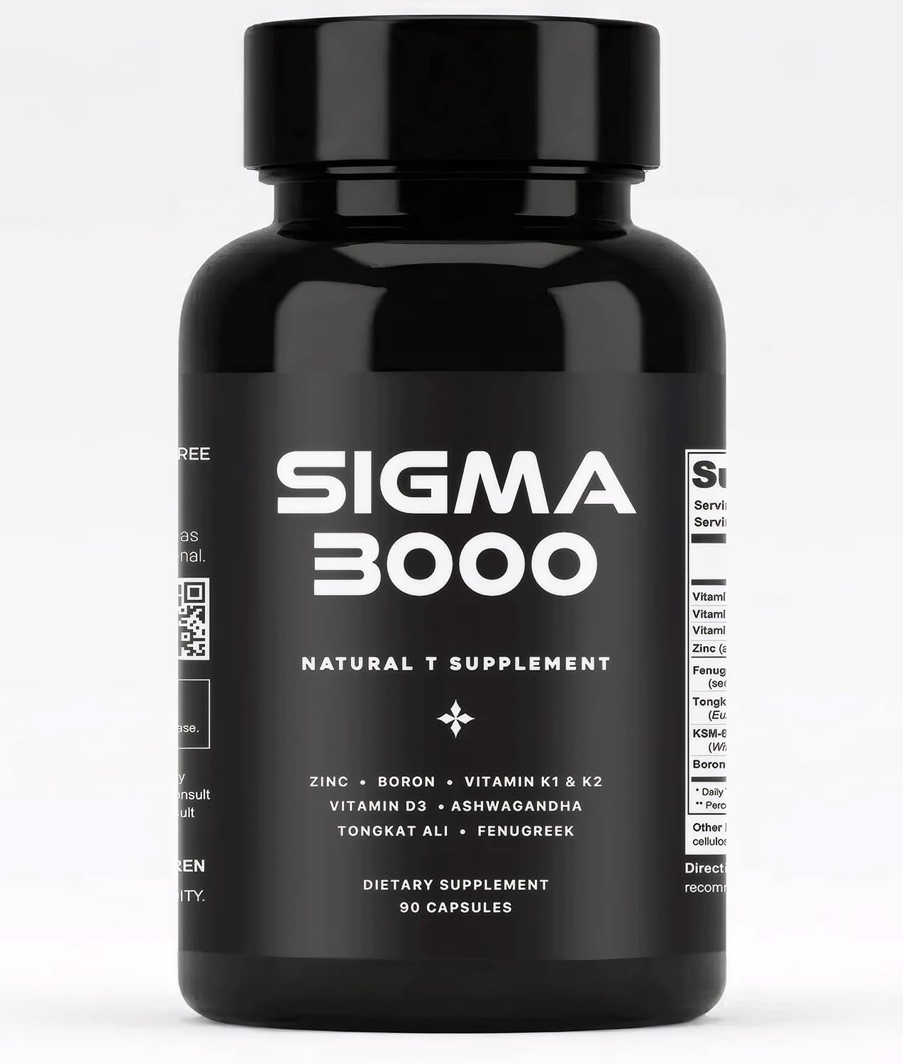 SIGMA 3000 vista frontal del envase mostrando diseño y dosis