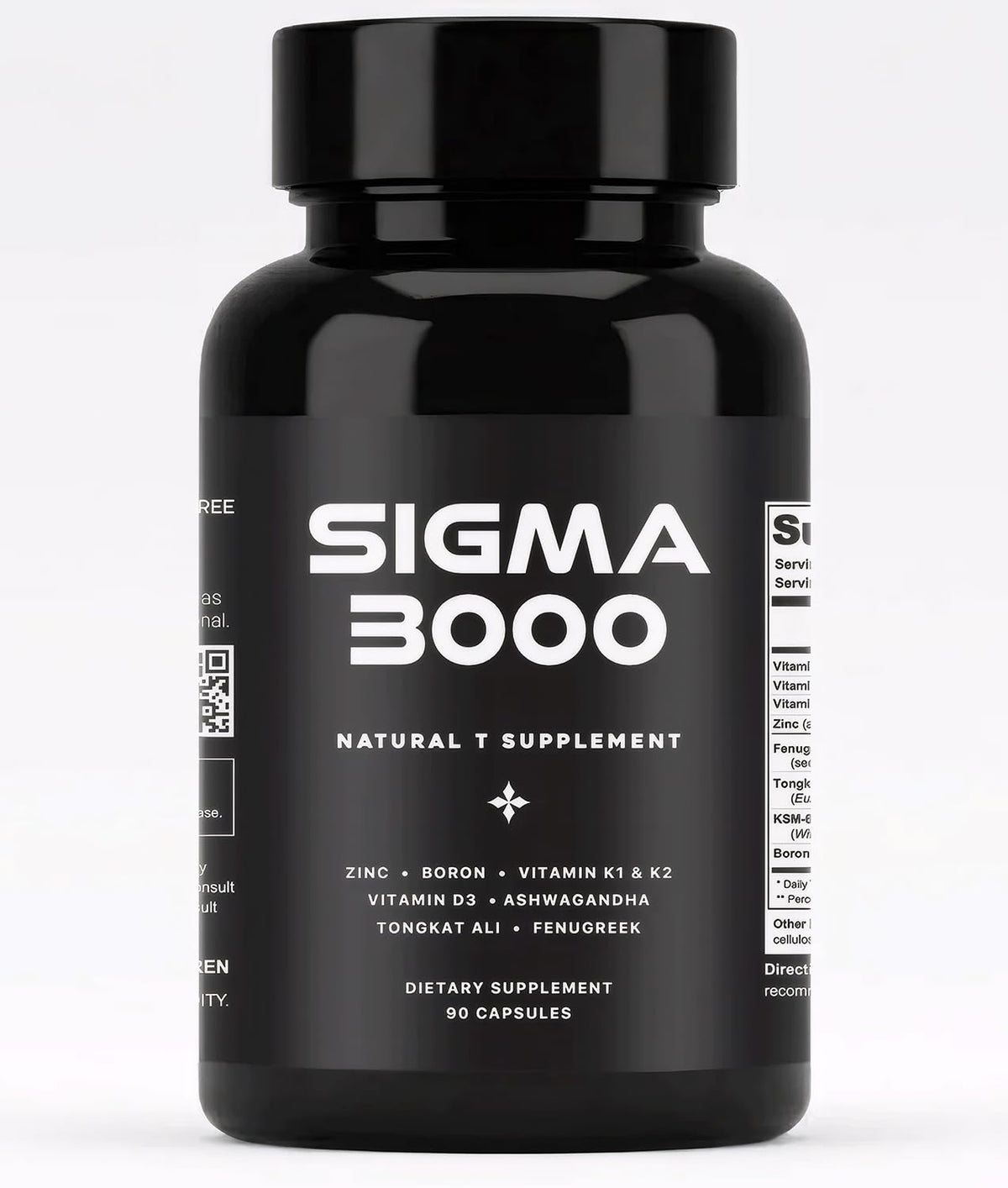 SIGMA 3000 vista frontal del envase mostrando diseño y dosis