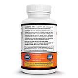 Sigmaceutical primer plano de cápsula Calm Cleanse destacando textura y pureza