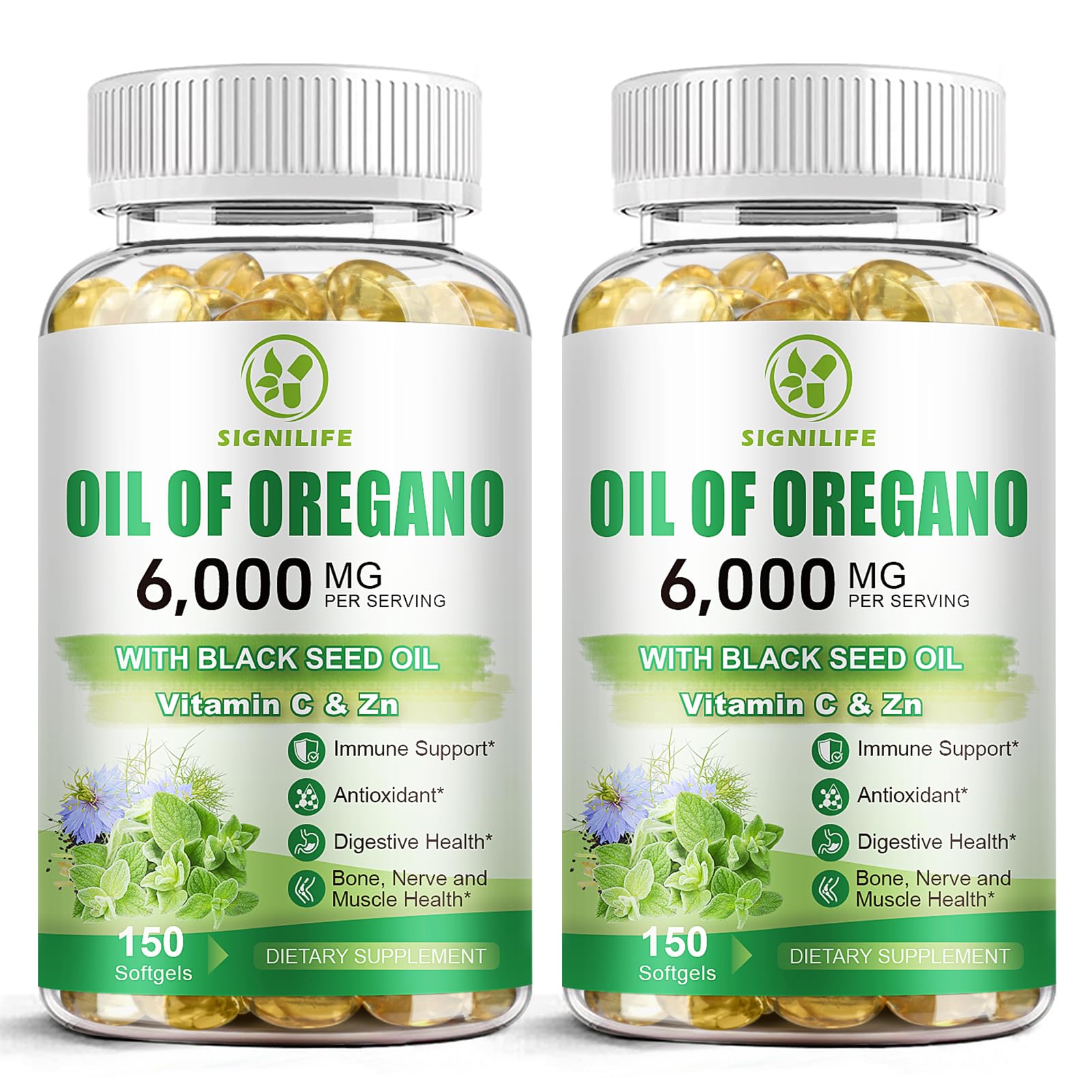 SIGNILIFE frasco delante mostrando el envase y capacidad 300 cápsulas