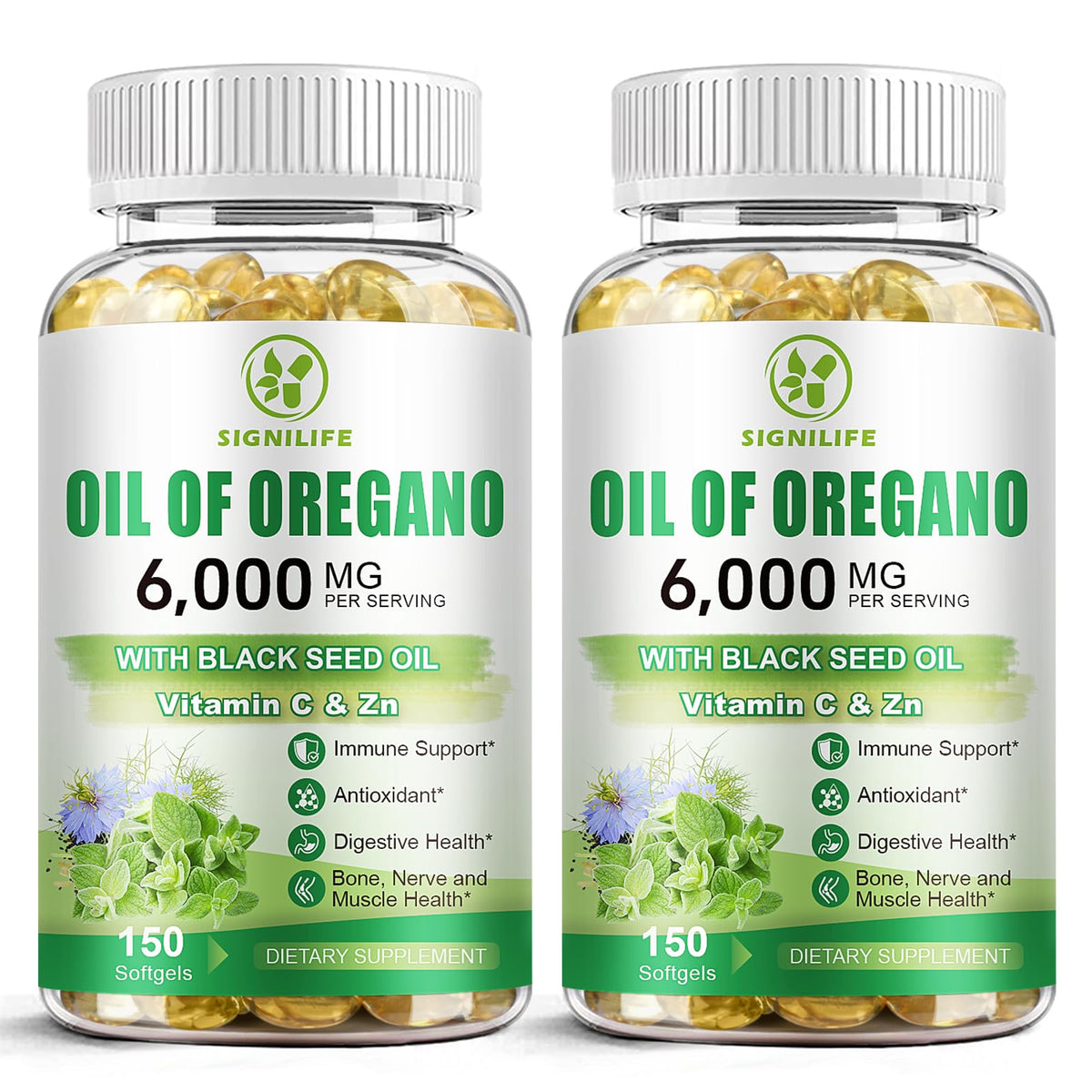 SIGNILIFE frasco delante mostrando el envase y capacidad 300 cápsulas