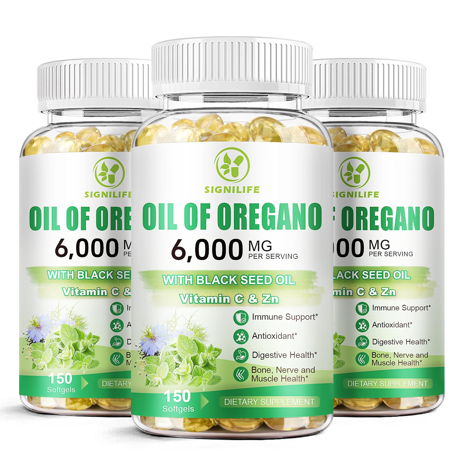 SIGNILIFE frasco frontal mostrando etiqueta clara y beneficios