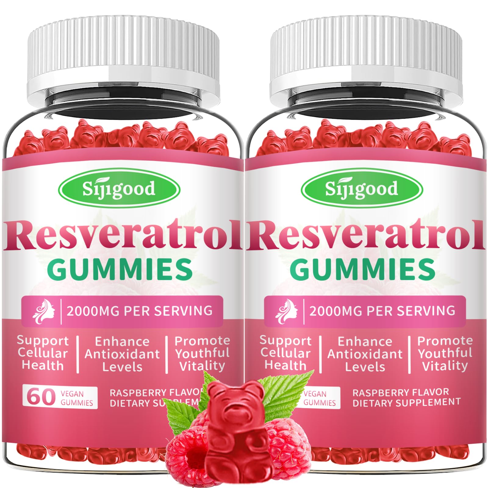 Sijigood frente del empaque mostrando el pack doble y beneficios claros