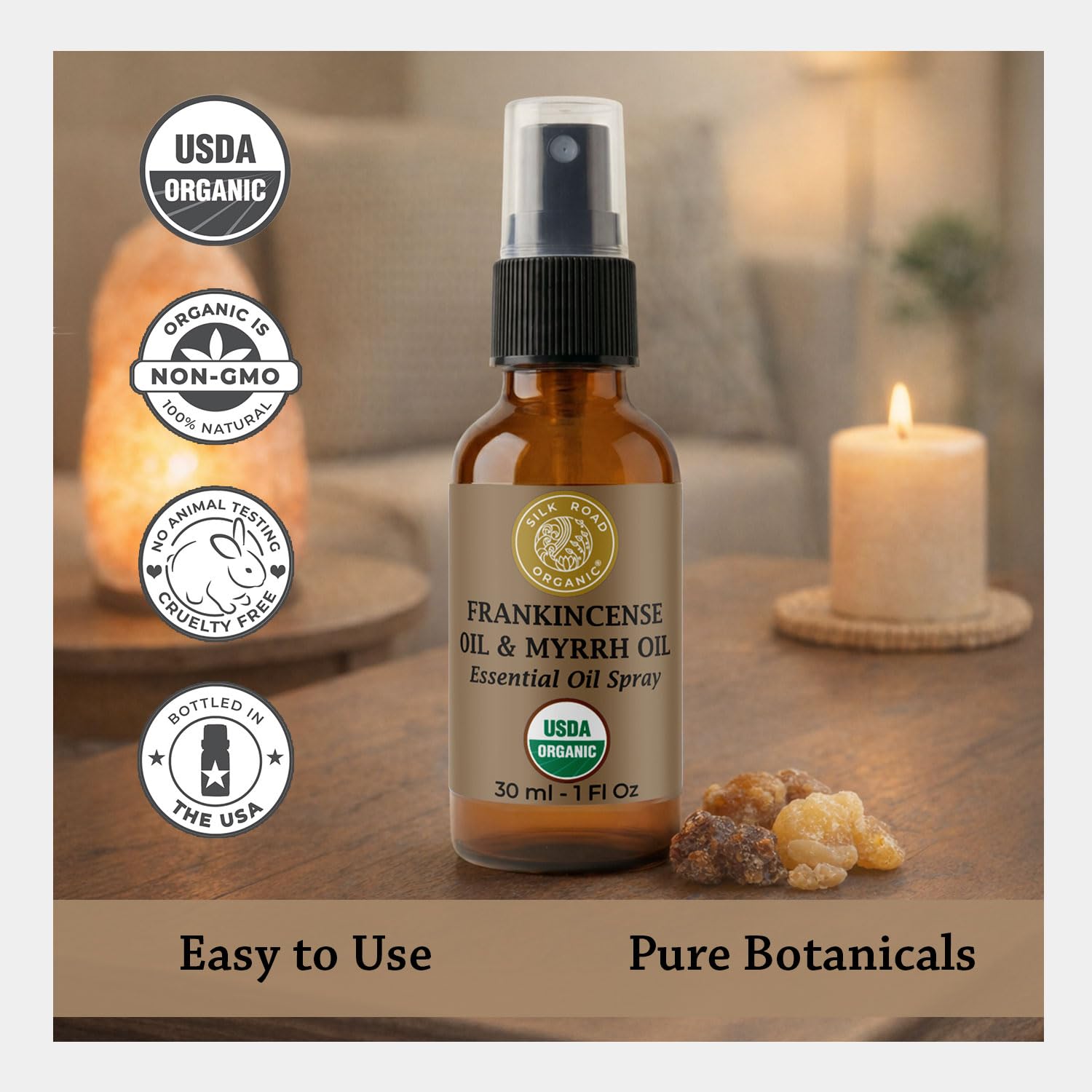 Silk Road Organic etiqueta USDA visible, certificación orgánica clara