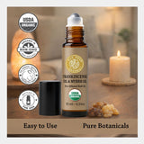 Silk Road Organic comparación de tamaño en mano para escala y portabilidad