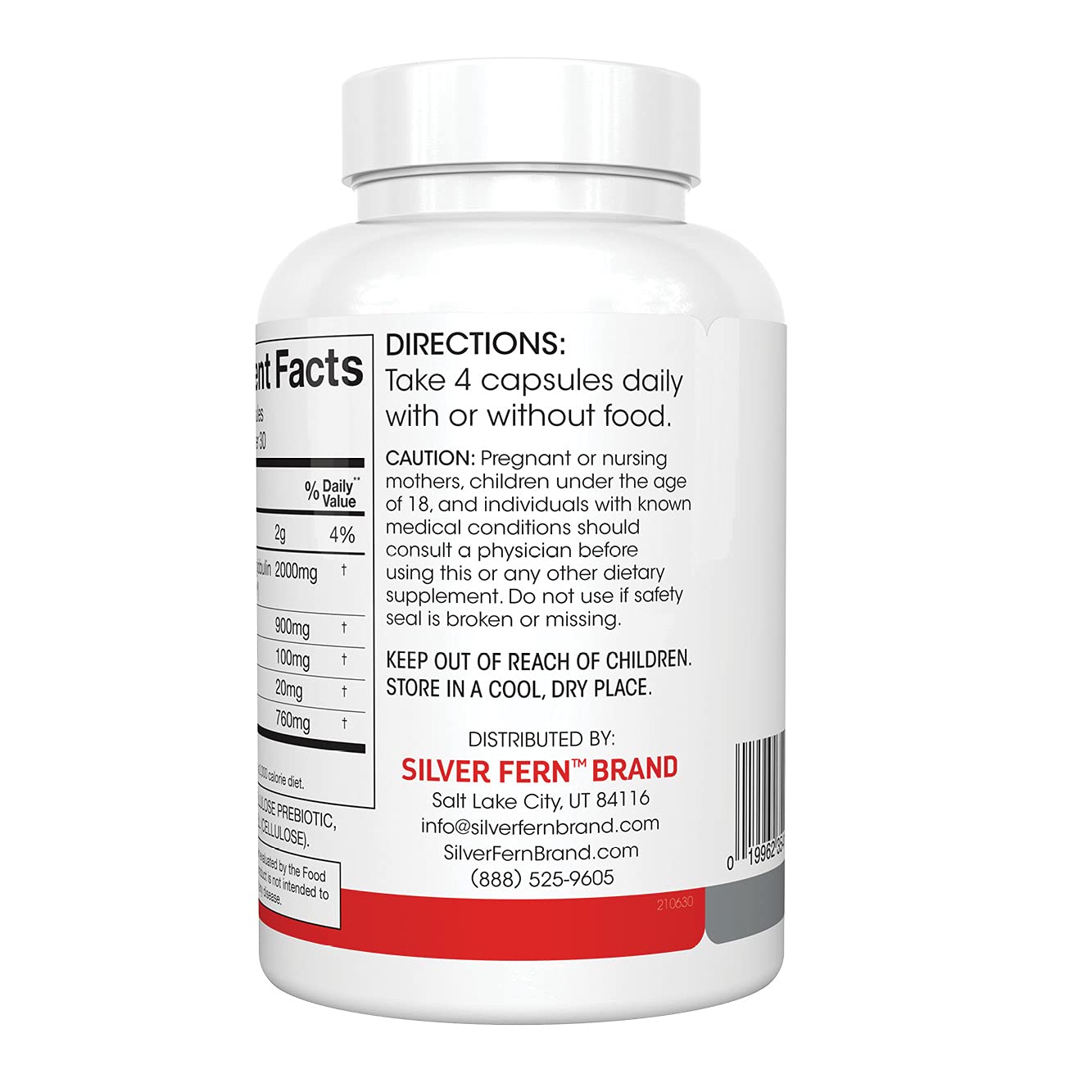 Silver Fern Cleanse frascos abiertos con cápsulas, accesibilidad diaria
