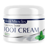 Silver Miracles frasco delantero 2 oz mostrando etiqueta y beneficios visibles