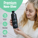 SilverCeuticals producto aplicándose sobre piel limpia con seguridad
