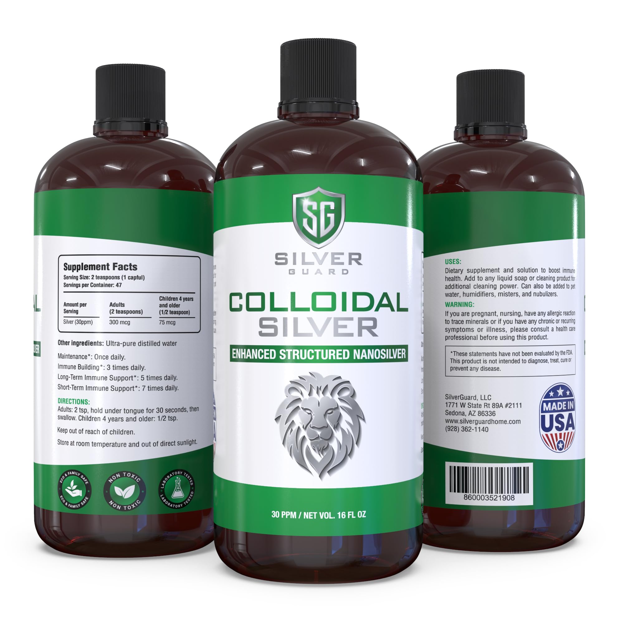 SilverGuard en cocina, muestra uso doméstico y almacenamiento seguro