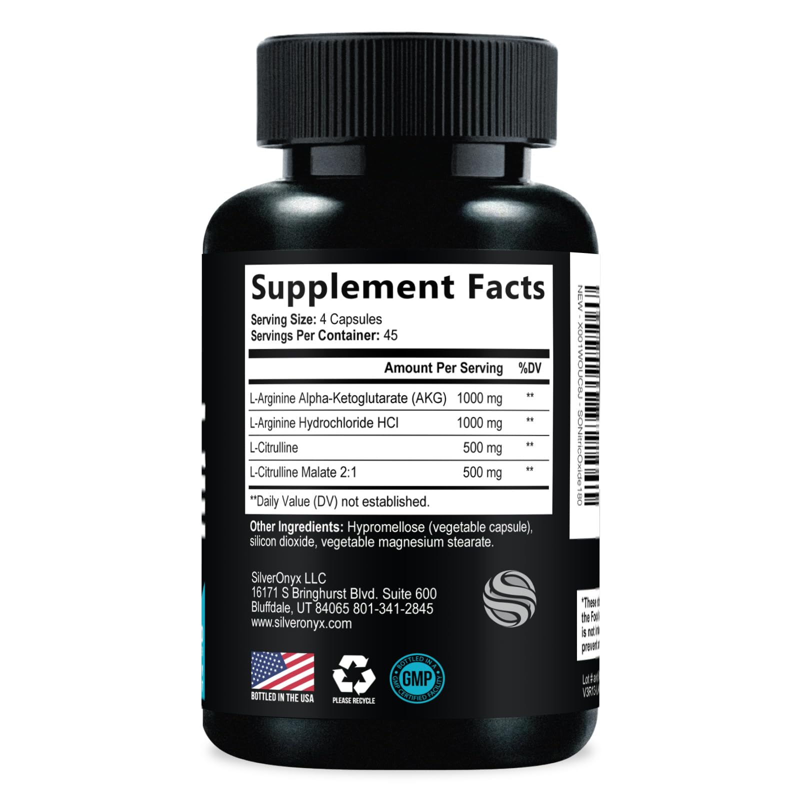 SILVERONYX sello cGMP y certificado para confianza en fabricación