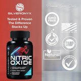 SILVERONYX etiqueta con ingredientes resaltando dosificaciones clave