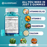 SILVERPEAKS etiqueta nutricional con ingredientes clave visibles