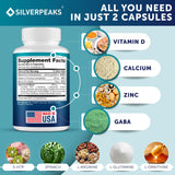 SILVERPEAKS vista de ingredientes secos resaltando calcio y vitaminas