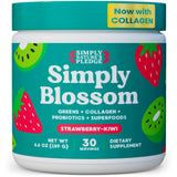 Simply Blossom frente del envase mostrando diseño y beneficio diario