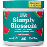 Simply Blossom frente del envase mostrando diseño y sabor sandía