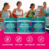 Simply Blossom vaso mezclado en uso, beneficio de energía natural diaria