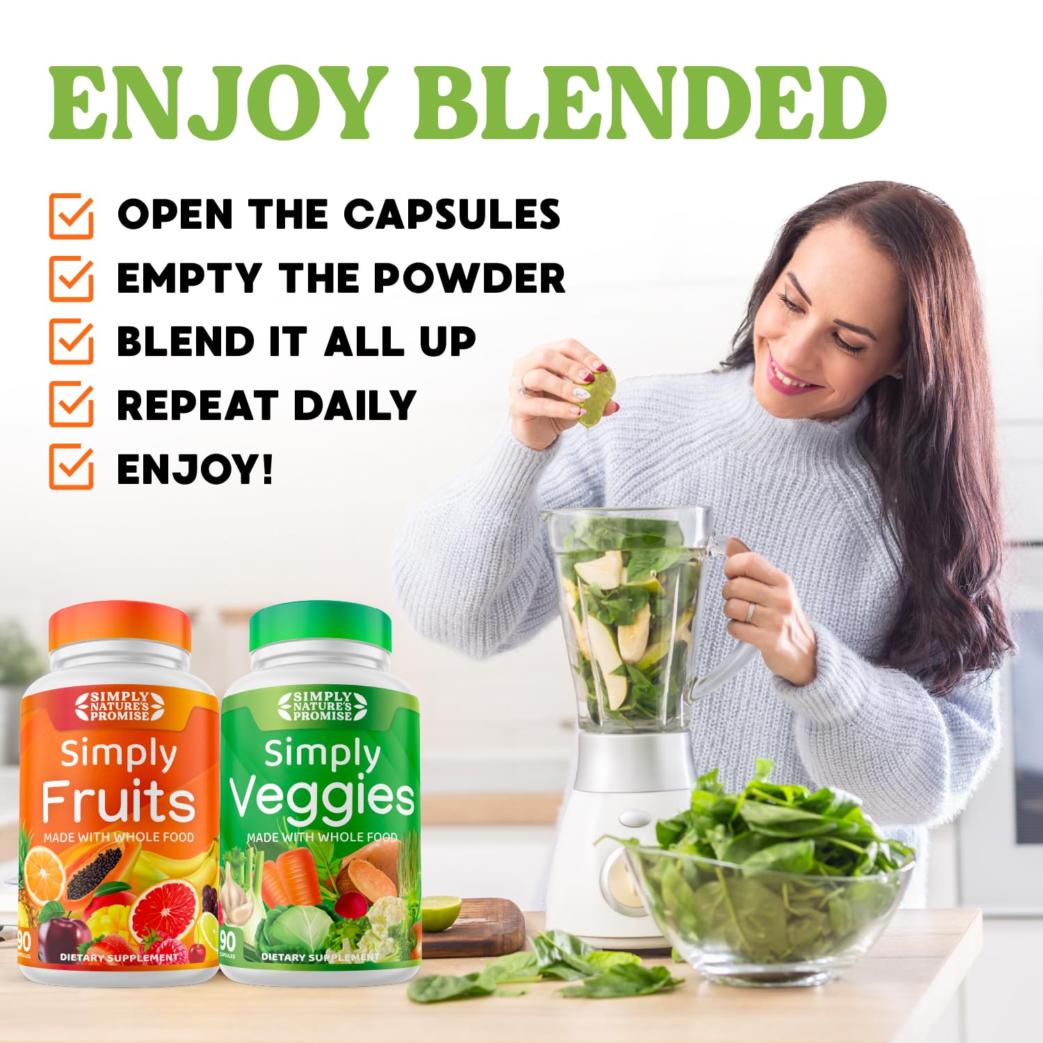 Persona tomando Simply Nature's Pledge en una mañana activa resaltando comodidad diaria
