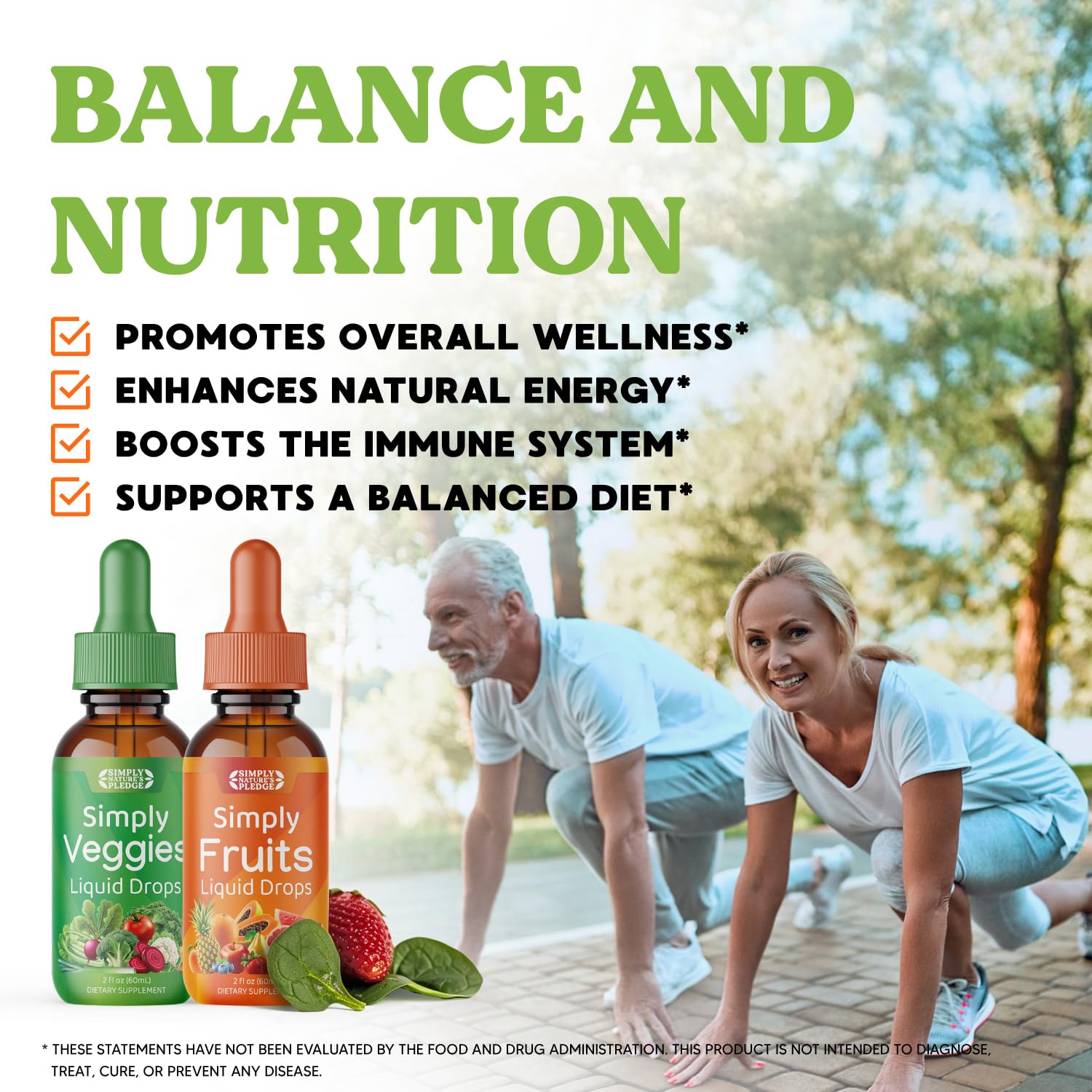 Simply Nature's Pledge etiqueta con información nutricional clara y legible