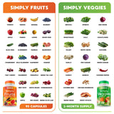 Etiqueta nutricional de Simply Nature's Pledge indicando ingredientes y ausencia de soja