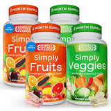 Simply Nature's Pledge envase frontal mostrando 360 cápsulas y ventaja de 42 ingredientes