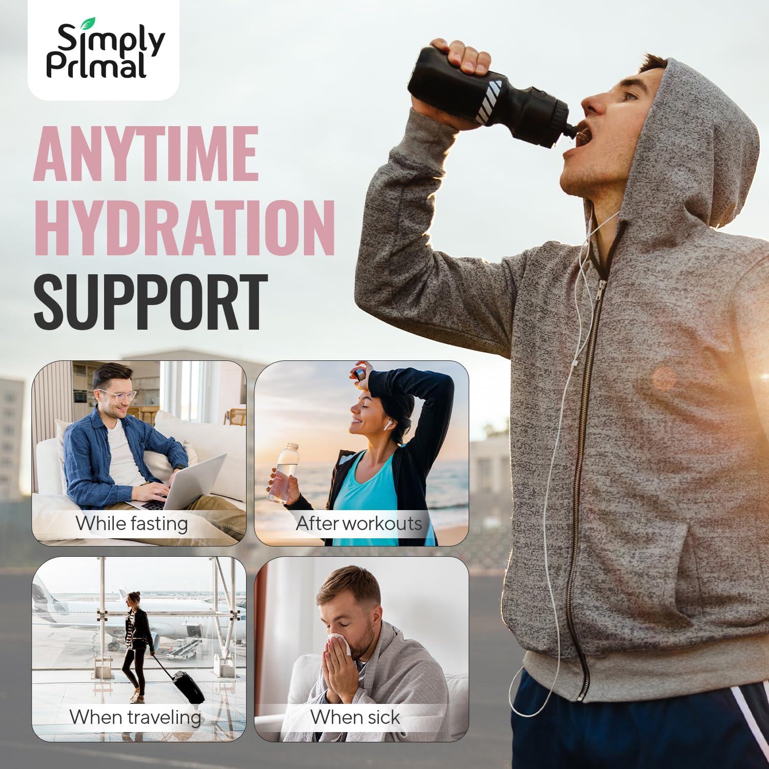 Simply Primal en cocina activa, apoyo a rutina keto y estilo de vida saludable