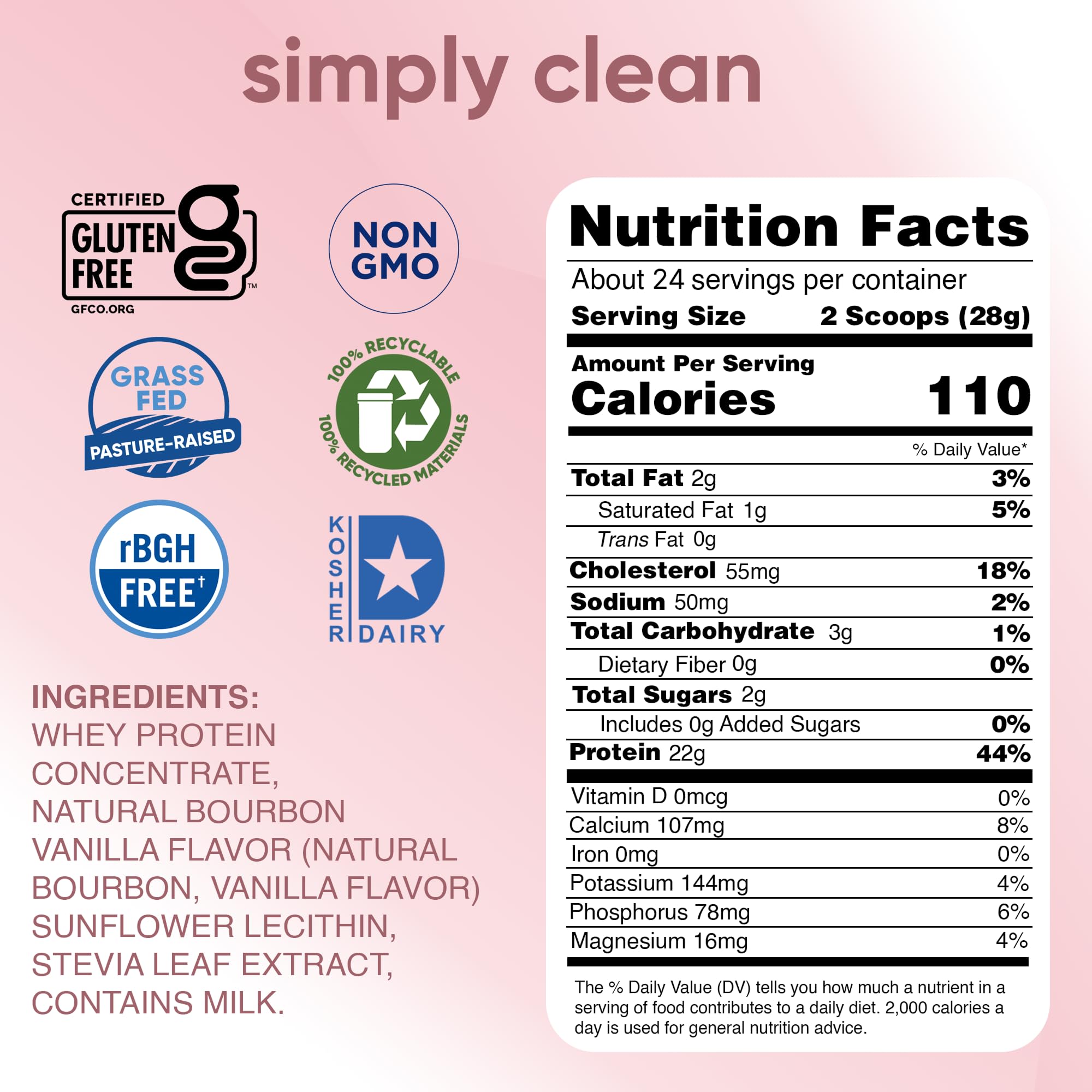 simply tera's detalle de etiqueta que destaca ingredientes naturales y sin soya