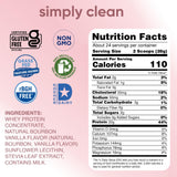 simply tera's detalle de etiqueta que destaca ingredientes naturales y sin soya