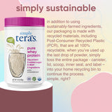 simply tera's etiqueta con sellos Non-GMO y kosher para confianza