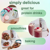 simply tera's batido preparado en vaso listo para consumo y recuperación