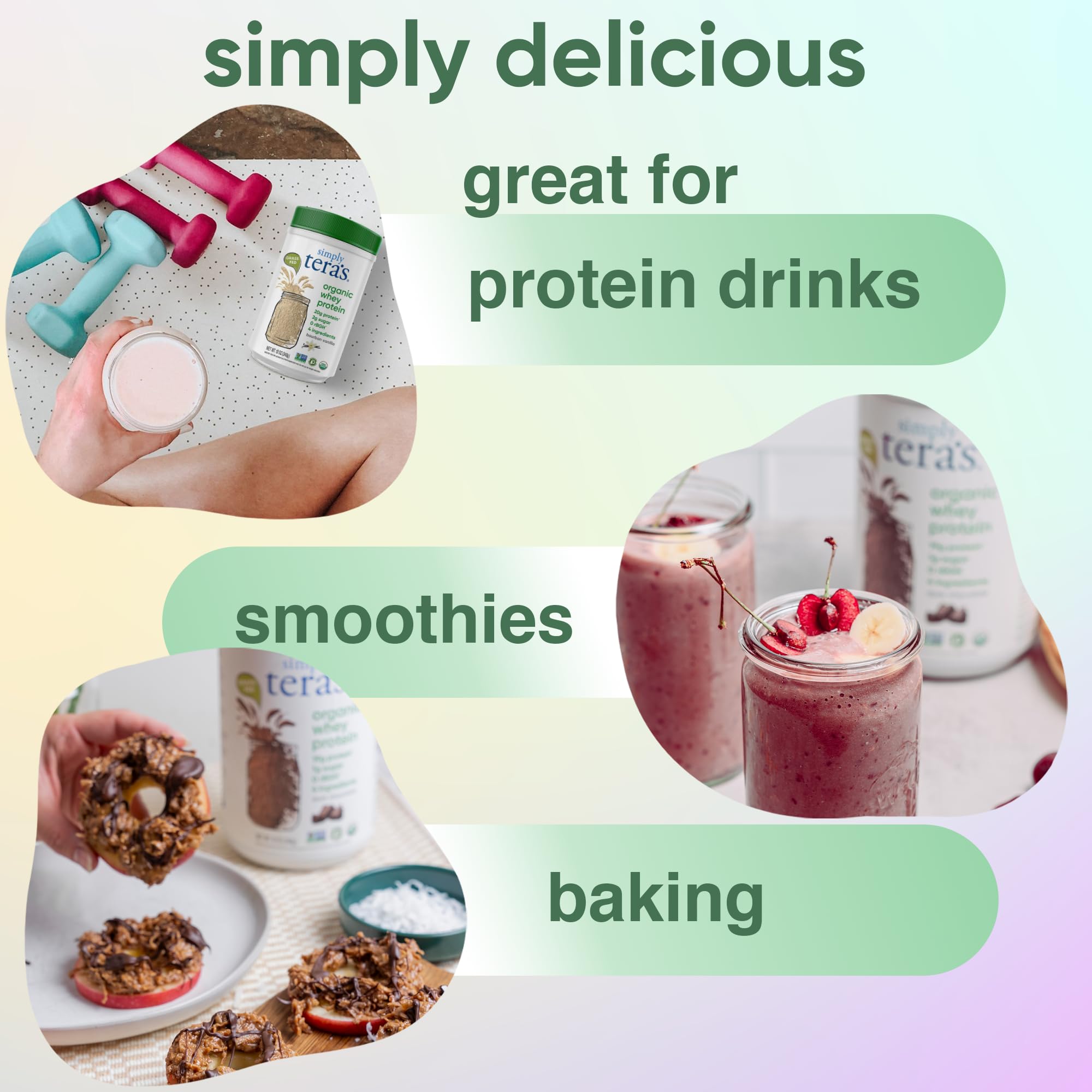 simply tera's panqueques preparados con proteína, enriquece recetas sin cambiar sabor