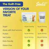 Sinless Snacks galleta en mano para comparar tamaño y controlar porciones