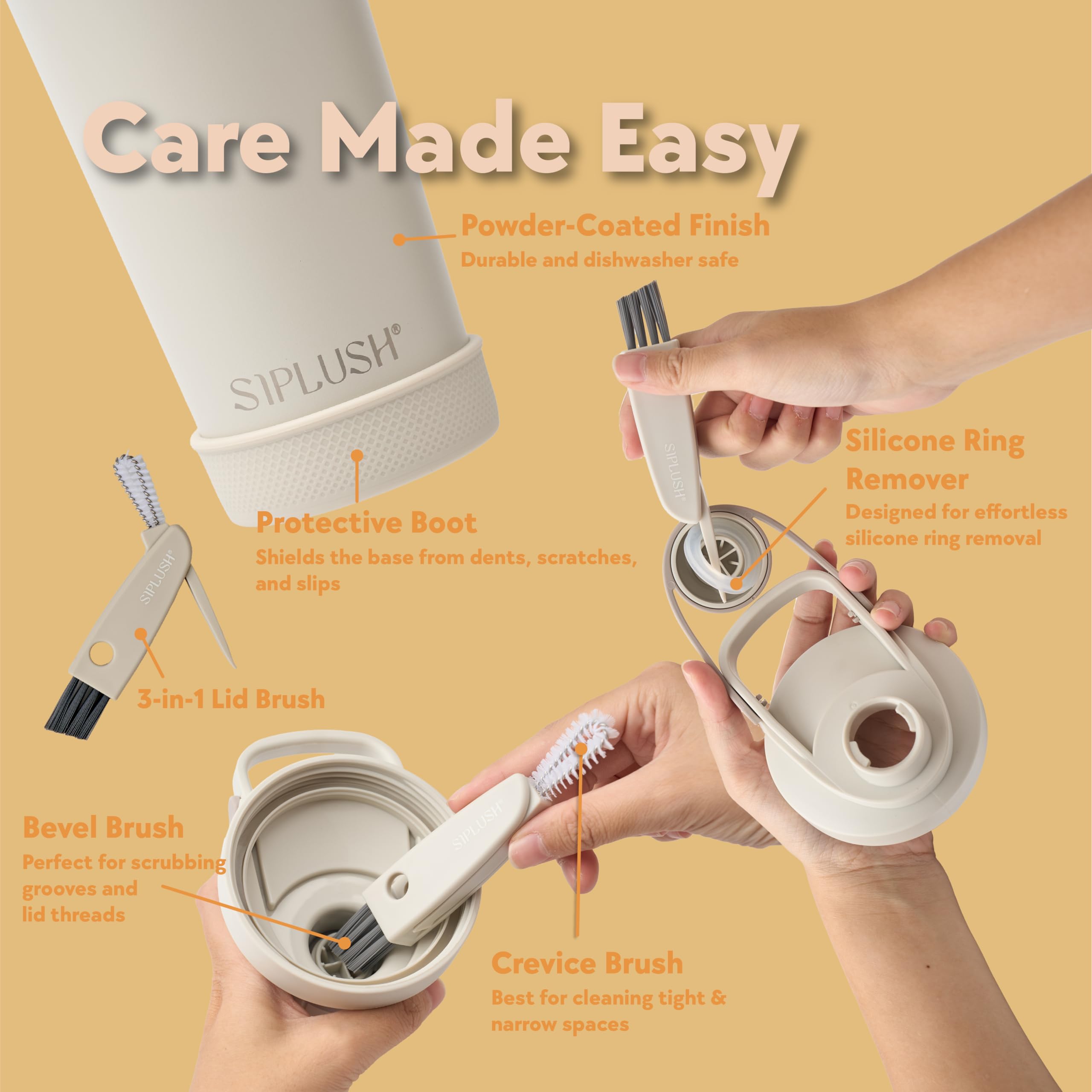 SIPLUSH bota de silicona protectora que evita golpes y marcas