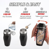 Sipter Onyx Prime en uso en gimnasio facilitando bebidas postentreno