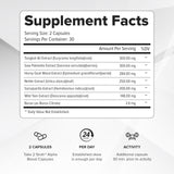 SIRAH etiqueta en primer plano con ingredientes clave para rendimiento