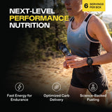 Science in Sport gel BETA Fuel detalle del tubo y textura, muestra facilidad de apertura