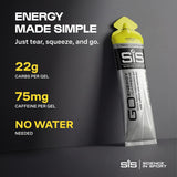 Science in Sport gel en uso por corredor, apoyo energético en competición