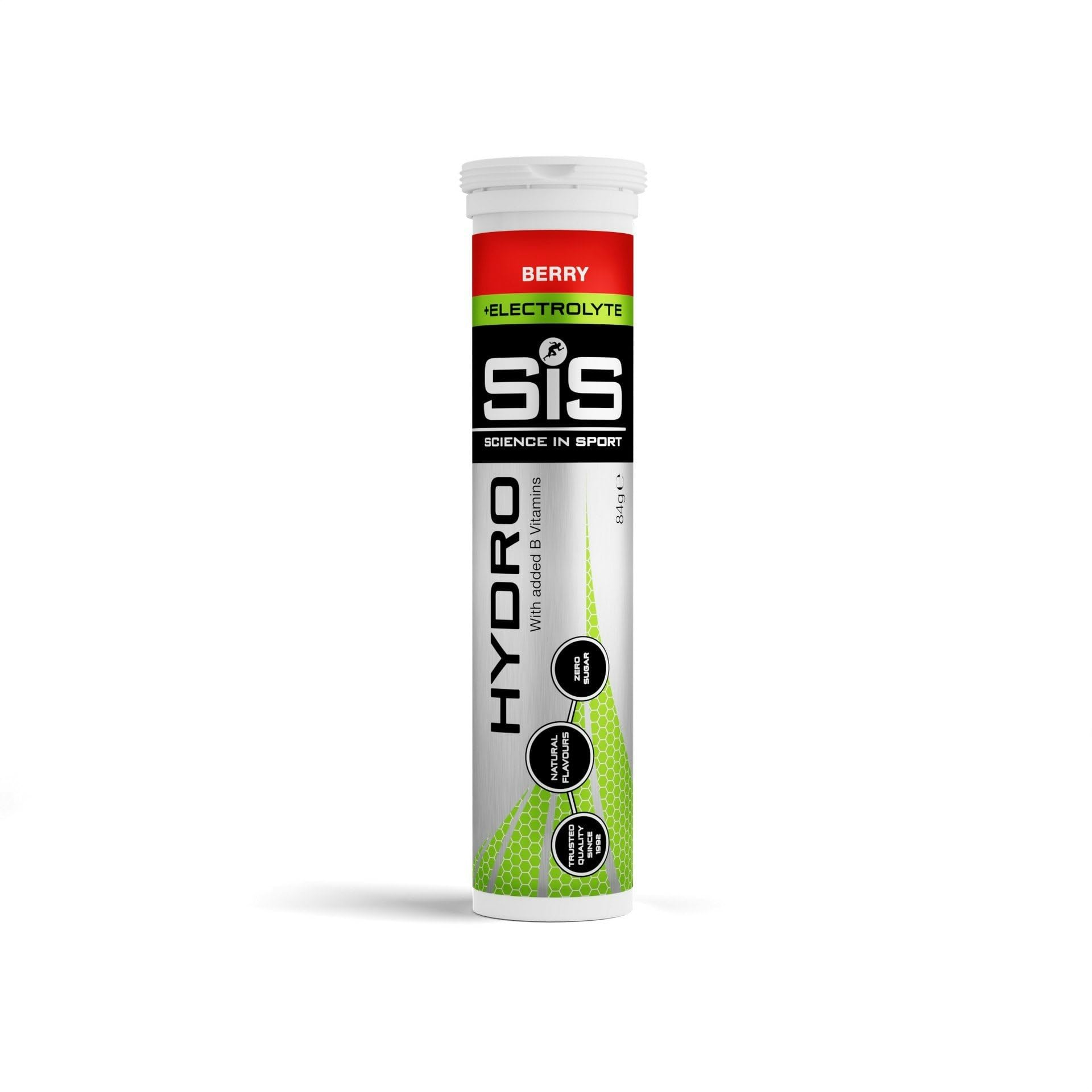 Science in Sport tubo frontal con 20 tabletas, práctico para llevar y dosificar