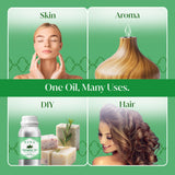 Siva mezcla en roll-on casero con aceite de alcanfor para fragancia