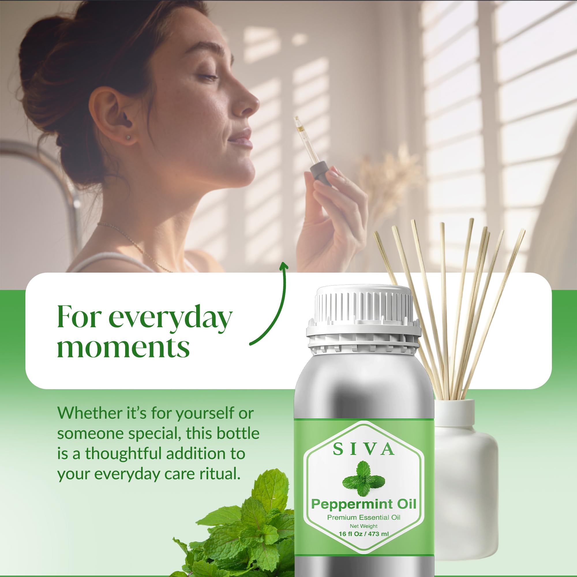 SIVA ORGANICS en baño con sales y toallas ilustrando uso en spa casero, beneficio: experiencia renovadora