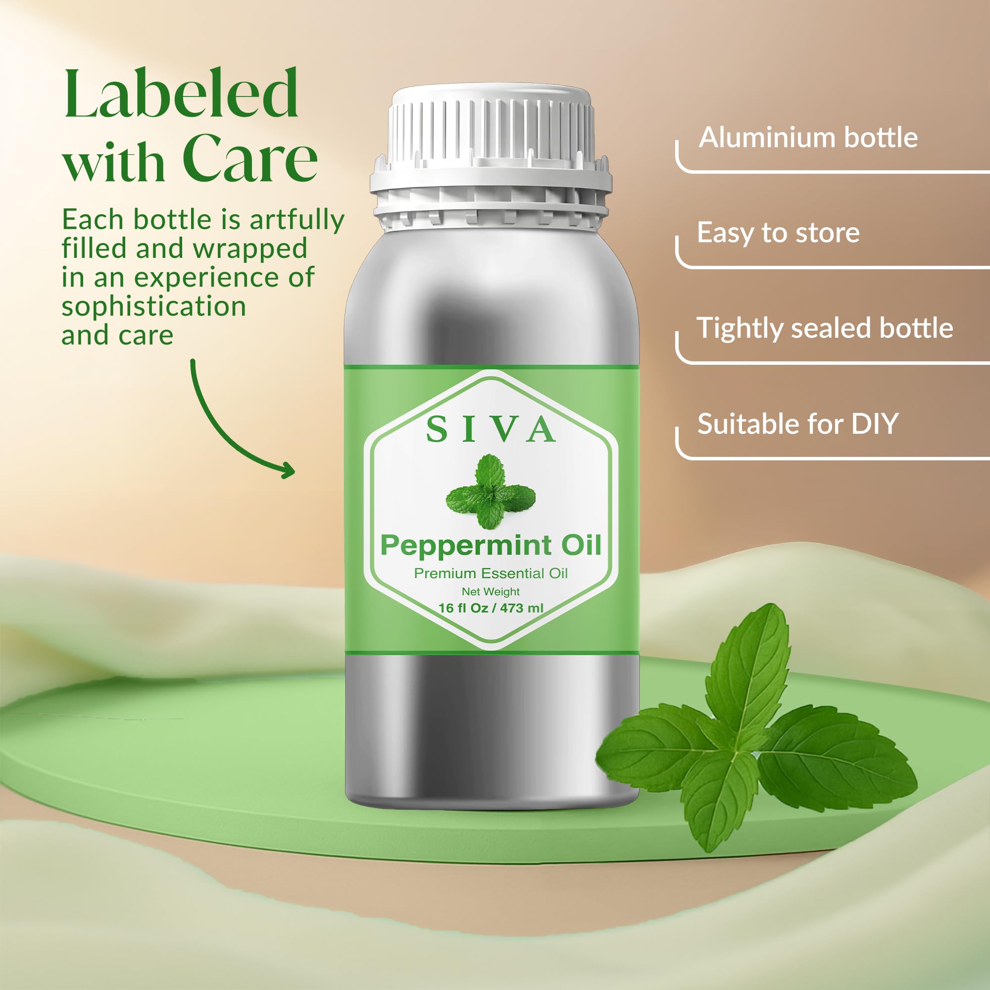 SIVA ORGANICS masaje con aceite diluido en manos, beneficio: aplicación segura y relajante