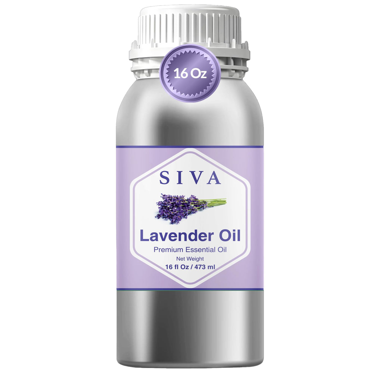 SIVA ORGANICS botella frontal mostrando capacidad y etiqueta clara
