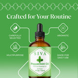 SIVA ORGANICS cuentagotas en primer plano mostrando control preciso