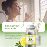 SIVA ORGANICS comparación de tamaño con mano para referencia de volumen