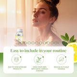SIVA ORGANICS etiqueta con información clave para uso seguro y almacenamiento
