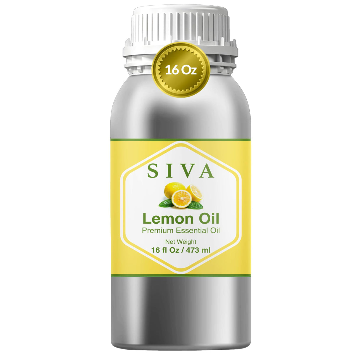 SIVA ORGANICS botella frontal 16 oz mostrando presentación y tamaño útil