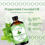 SIVA ORGANICS gota de aceite sobre la mano, aplicación diluida segura