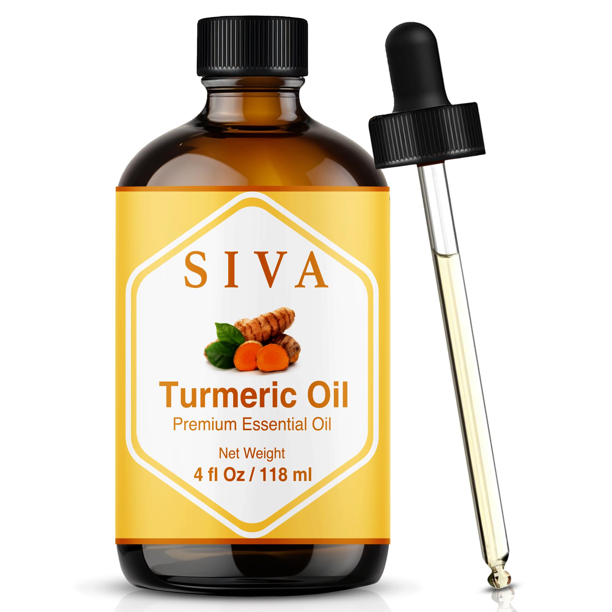 SIVA ORGANICS frasco frontal ámbar con gotero, dosificación precisa
