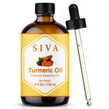 SIVA ORGANICS frasco frontal ámbar con gotero, dosificación precisa